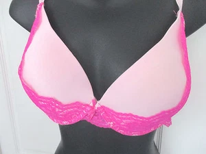 Isaac Mizrahi~REGGISENO FERRETTO ROSA CON PIZZO COPERTURA PERFETTA~Donna 36DD~NUOVO SENZA ETICHETTE - Foto 1 di 3