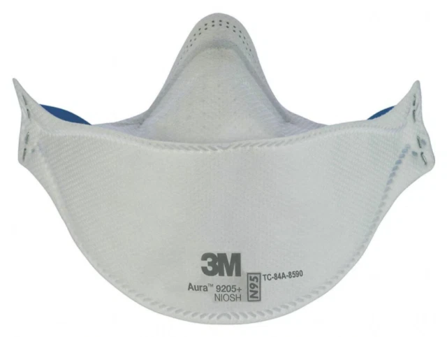 3M Aura Particulate Respirator 9250+ Face Mask - Pack of 10