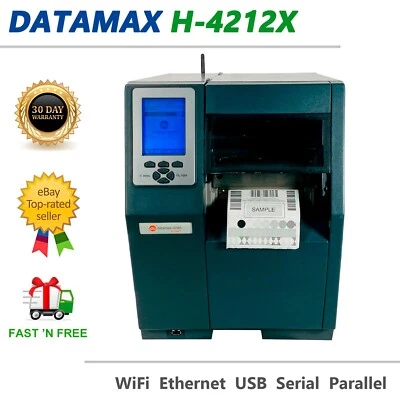 Datamax H-4212X Thermal Shipping Label Printer 4x6 UPS FedEx USPS Unlocked - Image 1 of 4