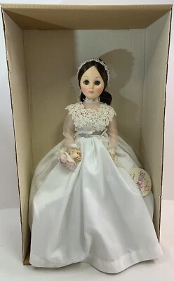 Muñeca Novia Effanbee Morena De La Colección Suite Nupcial De Colección '85 con Caja Foto 1 de 4