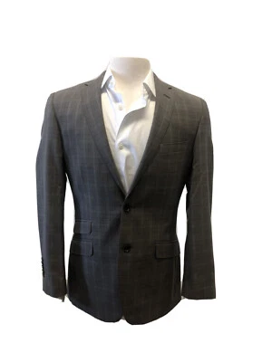 🌟Lavanderia Inglesa 🌟Jaqueta masculina xadrez marrom/cinza 38R calça 31W nova sem etiquetas 🌟 - Imagem 1 de 4