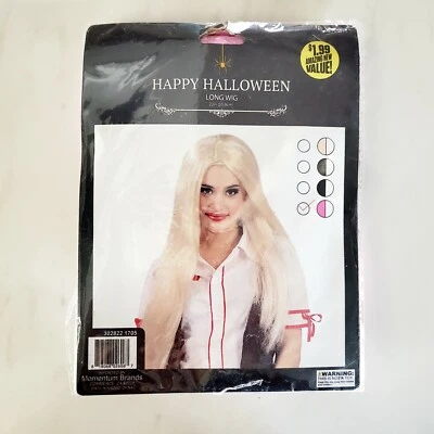 Peluca larga rosa - Halloween - 22 pulgadas - Rosa Foto 1 de 2