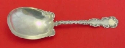 Louis XV by Whiting-Gorham Sterling Silver Berry Spoon Gold Washed 9" Serving - Image 1 of 2