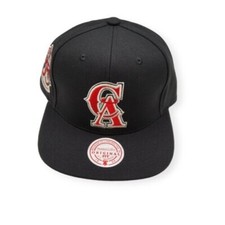 Mitchell & Ness California Angels Team Classic Coop Snapback - Black