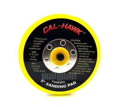 5" PSA Sanding Disc Pads and Backing Pad for Dual Action Air Sander