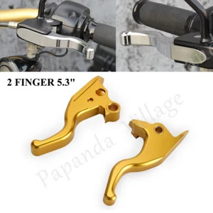 5.3" Gold Hand Brake Clutch Lever For Harley Softail FLHCS Street Bob 2018-2025 - Picture 1 of 7