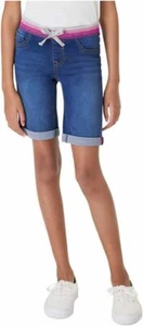 VIGOSS Girl's The Thompson Bermuda Shorts W/Knit Waistband Dacey Wash - Picture 1 of 4