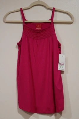 Солнцезащитный топ Ella Moss для девочек размер 14 розовый со сборками - Изображение 1 из 2