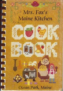 Mrs Fox's Maine Kitchen, Cookbook, 1993 Coil Bound PB Kathleen C Fox Ocean Park - Picture 1 of 1