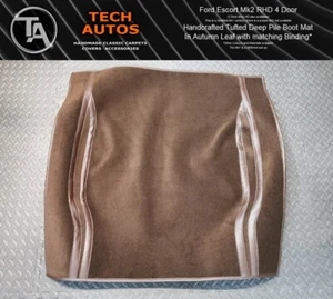 Ford Escort Mk1-2 RS Mexico Auto Handarbeit auf Bestellung getuftet Hochflor Kofferraum Ma - Bild 1 von 3