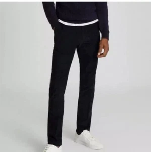 Reiss Men's Slim Fit Corduroy Esher Black Size 28x31 Stretch Durable Pants - Bild 1 von 10