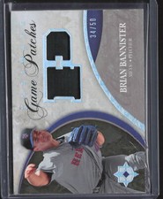 2006 Upper Deck Ultimate Collection Brian Bannister Game Patches /50 #UP-BA