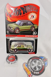 Hot Wheels RLC Datsun Bluebird 510 - 2018 Club Car & Button - Picture 1 of 2