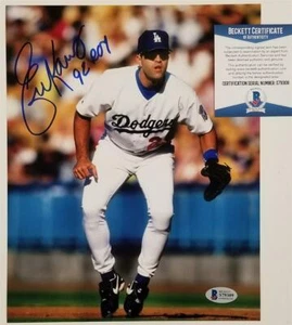 Eric Karros signed Dodgers 8x10 Photo Autograph ~ Beckett BAS COA - Picture 1 of 1