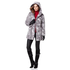 Hal Rubenstein The "Lorena" Reversible Faux Fur Coat 373645-J - Picture 1 of 11