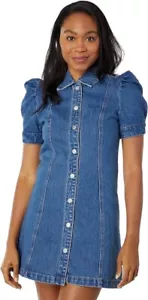 NWT - BlankNYC | Womens Puff Sleeve Mini Denim Dress | Size XS - Picture 1 of 9
