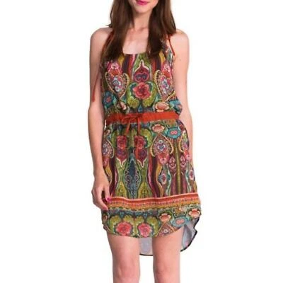 Vestido Desigual Mini Vestido Alto Bajo Vestido Paisley Vestido Sin Mangas 42 EE. UU. L  Foto 1 de 4