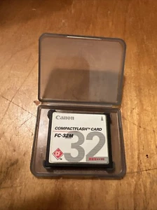 Canon CompactFlash FC-32M 32MB Memory Card - Picture 1 of 2