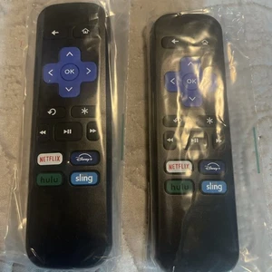 2pack Remote Control Replacement for All Roku TV,TCL/Hisense/Onn Roku Disney B1 - Picture 1 of 2