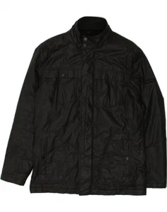 BEN SHERMAN Mens Utility Jacket UK 38 Medium Black Polyester BA19 - Picture 1 of 3