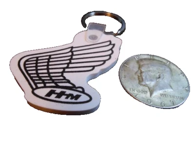 Motorcycle Keychain Key Chain Honda Wing Retro Dream CB160 CB77 Superhawk - Image 1 of 2