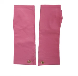 Chanel Piel de Cordero Sin Dedos C Guantes Largos Rosa 8 - Imagen 1 de 10