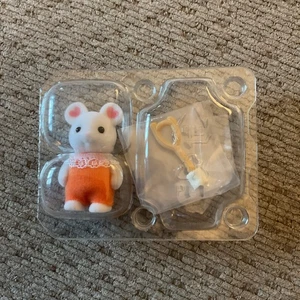 Calico Critters Sylvanian Families Baby Outdoor Mystery Serie Albert Maus - Bild 1 von 2