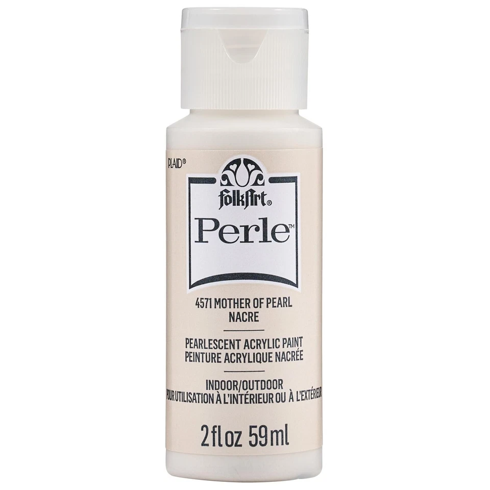 FolkArt Perle Acrylic Paint 2oz-Mother Of Pearl - Image 1 of 1