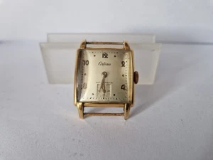 Certina-Meccanica-Cal KF300-Stile Art-Deco-Rettangolare-Sub Secondi-15 Gioielli - Foto 1 di 9