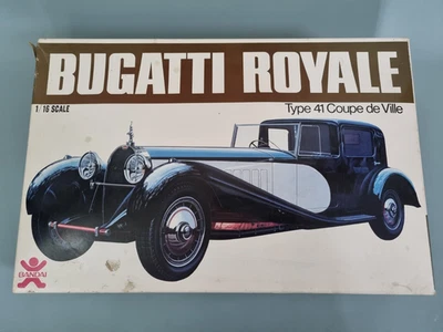 Vintage Bandai Bugatti Royale Type 41 Coupe De Ville 1/16  Model Toy Japan - Image 1 of 4
