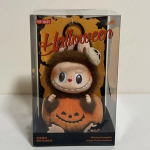 POP MART LABU Halloween Sentado Calabaza Vinilo Peluche Colgante Auténtico Raro - Imagen 1 de 4