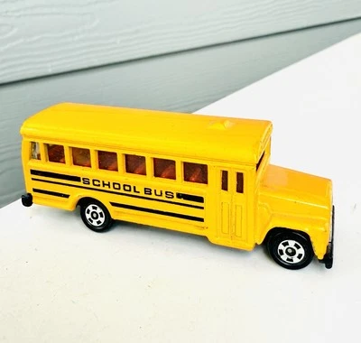 1976 Tomy Tomica No. F5  Ford School Bus Blue Bird Yellow Made In Japan - Image 1 of 4
