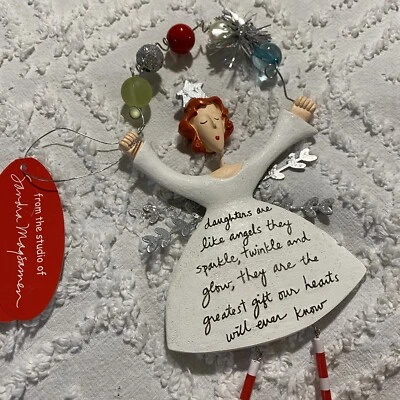 Sandra Magsamen Colgante Pared Puerta Decoración Adorno "Las Hijas Son Como Ángeles" Foto 1 de 3