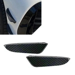 2 Pcs ABS Front Bumper Side Lip Splitter Spoiler For Mercedes Benz C-Class W206 - Picture 1 of 5