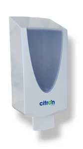 Soap Gel Hand Dispenser White Bathroom Commercial Manual Wall - Picture 1 of 3