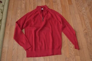 Suéter Pullover 1/4 Rojo Crewcuts para Niños Talla 16 - Imagen 1 de 3