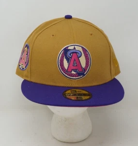 New Era Anaheim Angels 59FIFTY Fitted Hat 25th Anniversary 1961-85 Size 7 1/2 - Picture 1 of 8