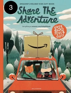 Lot Of 3 Amazon Share The Adventure 2022 Holiday Kids Gift Book Toy Catalog - Picture 1 of 6