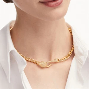 Oscar moda europea e americana semplice collo serpentina cubana - Foto 1 di 6
