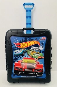 Hot Wheels 110 Car Carrying Case Storage Organizer Rolling Suitcase Made in USA - Picture 1 of 11