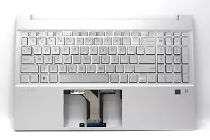 Nuevo teclado genuino HP Pavilion 15-EG 15-EH reposamanos para computadora portátil EE. UU. M76640-B31 - Imagen 1 de 4