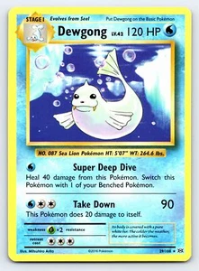 Tarjeta Pokémon Dewgong 29/108 Rara XY Evoluciones - Casi Nueva - Imagen 1 de 5