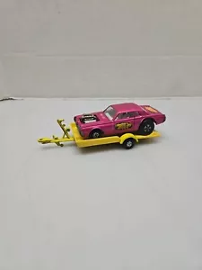 Matchbox Speed Kings K-21 Cougar Dragster 1970 con RIMORCHIO - Foto 1 di 11