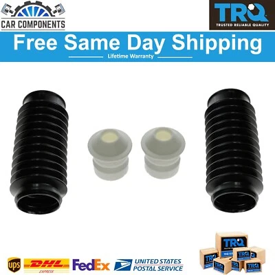 TRQ New Shock Strut Boot Bellow & Bumper Kit For 74-12 Dodge Chrysler Lexus Kia - Image 1 of 4