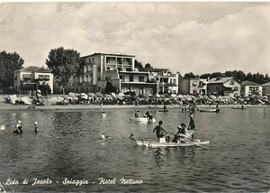 Postcard Lido die Jesolo Spiaggia Hotel Nettuna Italy (CC24) (44) - Picture 1 of 2