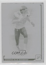 2003 Pacific CFL Printing Plate Yellow 1/1 Lamar McGriggs #104 n3m