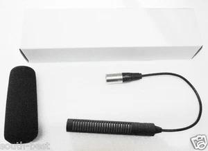 Pro Shotgun Capacitance Mic Microphone for Video Camera Camcorder XLR Cable - Picture 1 of 8
