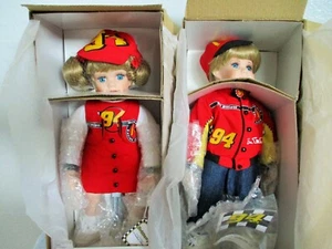 HAMILTON COLLECTION PORCELAIN NASCAR "BILLY AND BRITTANY" ELLIOT NEW IN BOX COA - Imagen 1 de 7