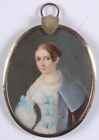Alois Gustav Rockstuhl "Young Aristocratic Lady" High Quality Miniature (M)