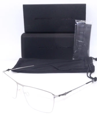 IC! BERLÍN MERCEDES BENZ MB 08 PERLA GUNMETAL NEGRO GAFAS AUTÉNTICAS 55-14 Foto 1 de 4